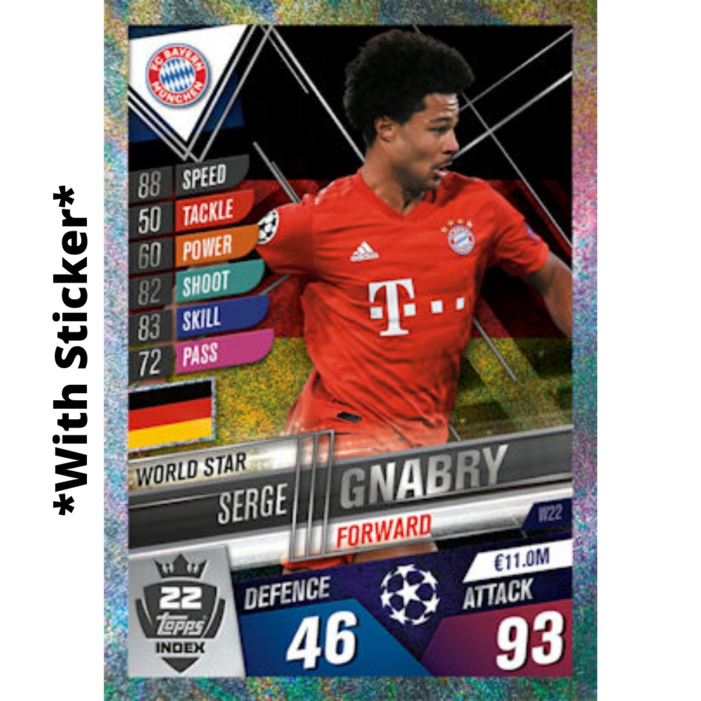 Serge Gnabry MATCH ATTAX 101 2019-20