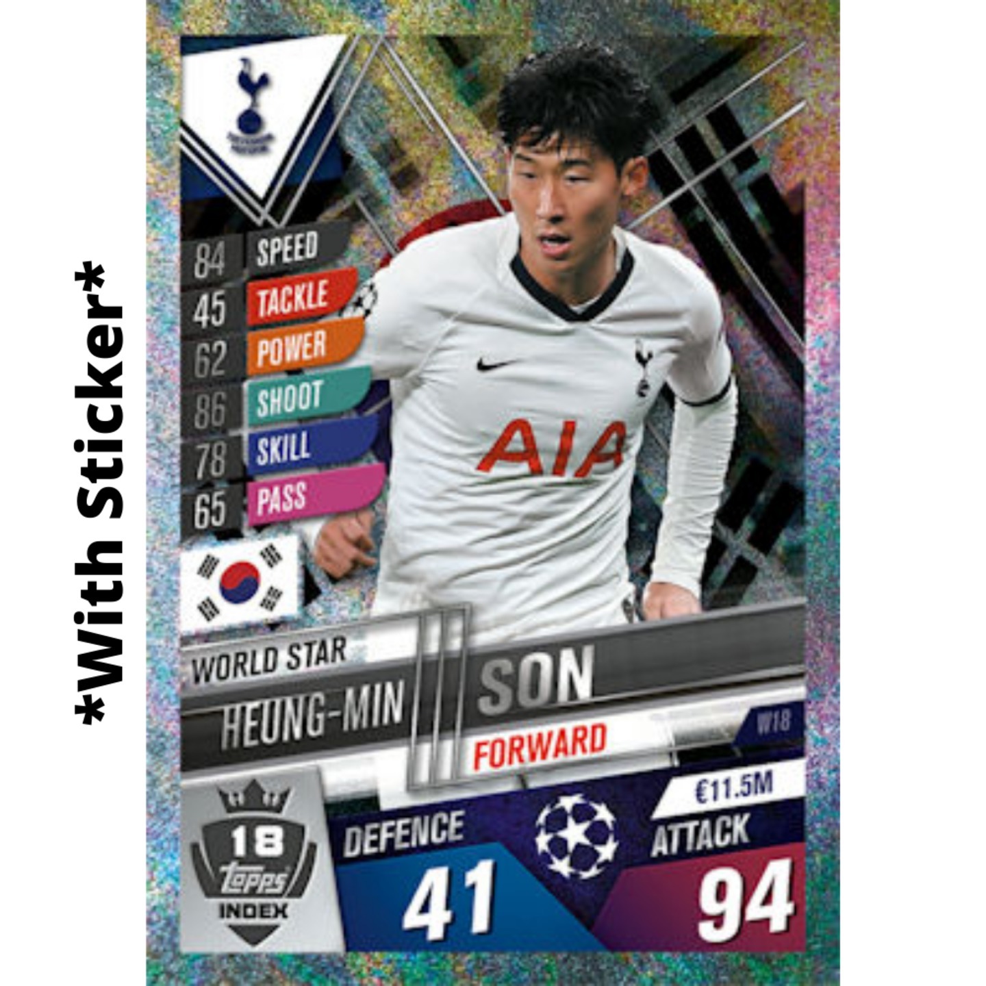 Son Heung-min MATCH ATTAX 101 2019-20