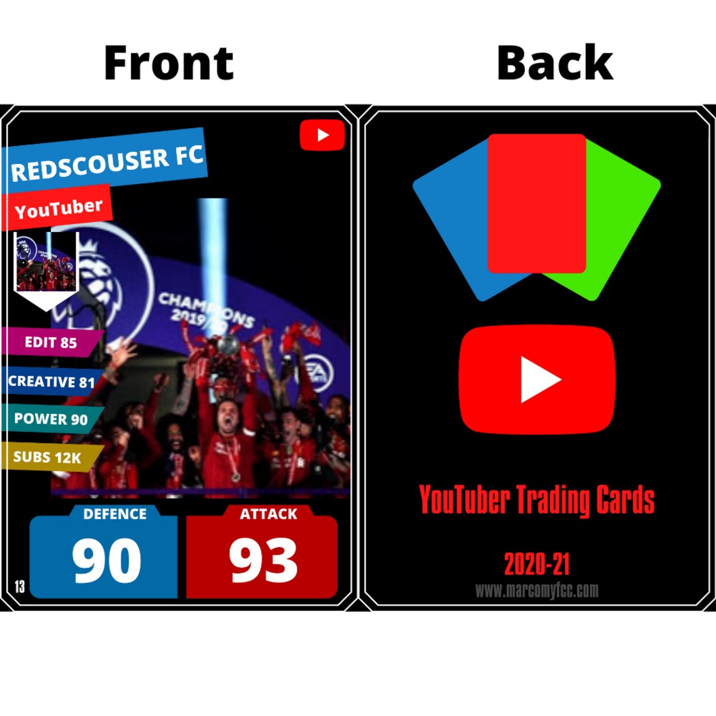 REDSCOUSER FC CARD