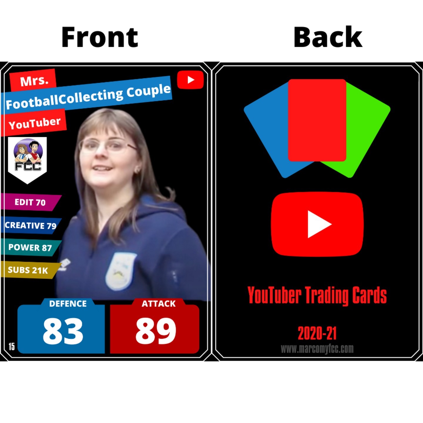 Football Collecting Couple - Mrs. CARD