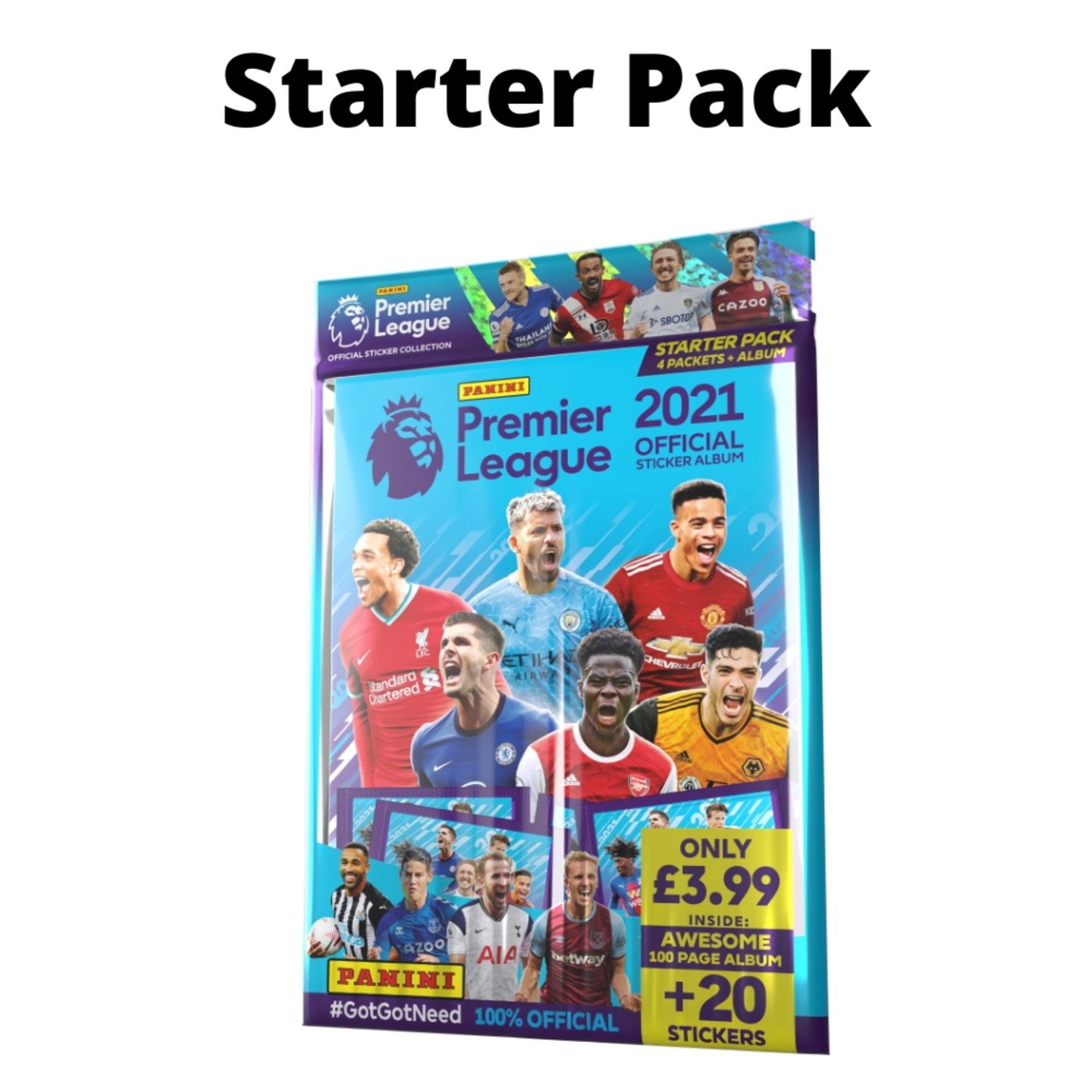 COMING SOON Panini Premiere League Stickers Starter Pack