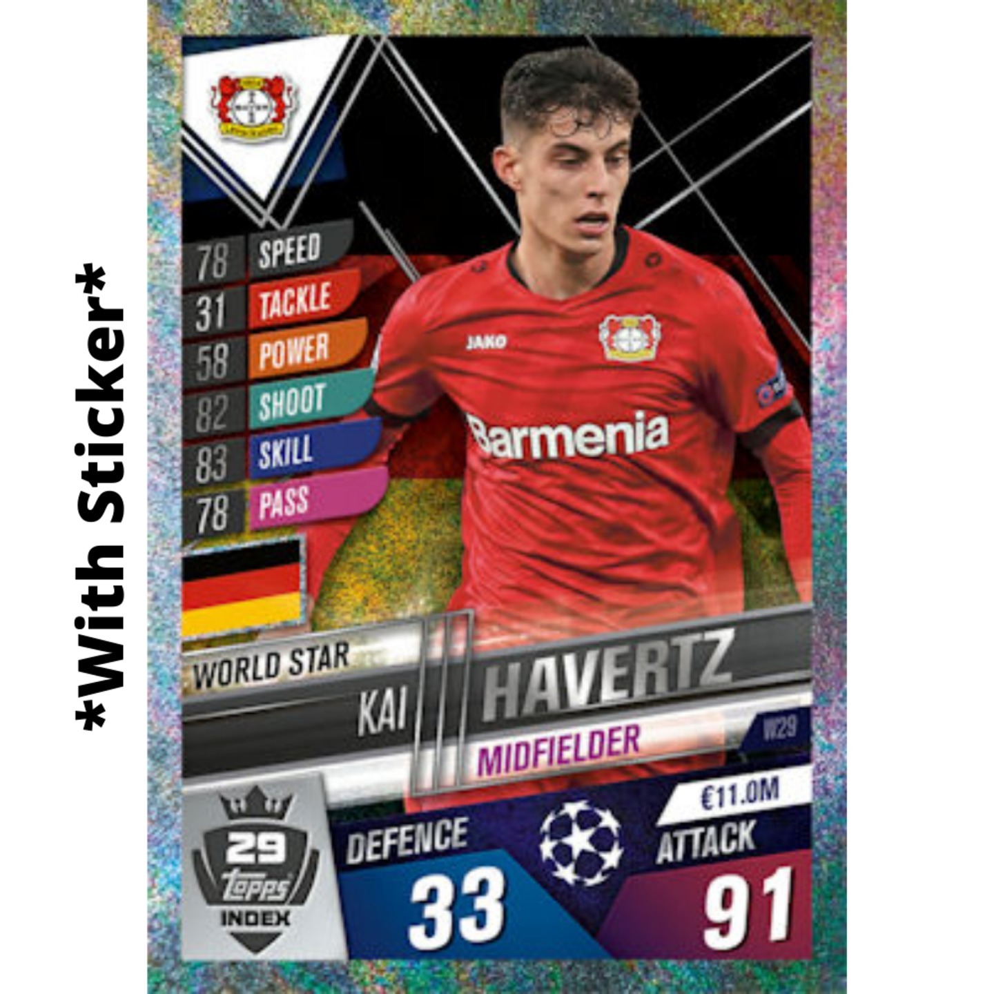 Kai Havertz MATCH ATTAX 101 2019-20