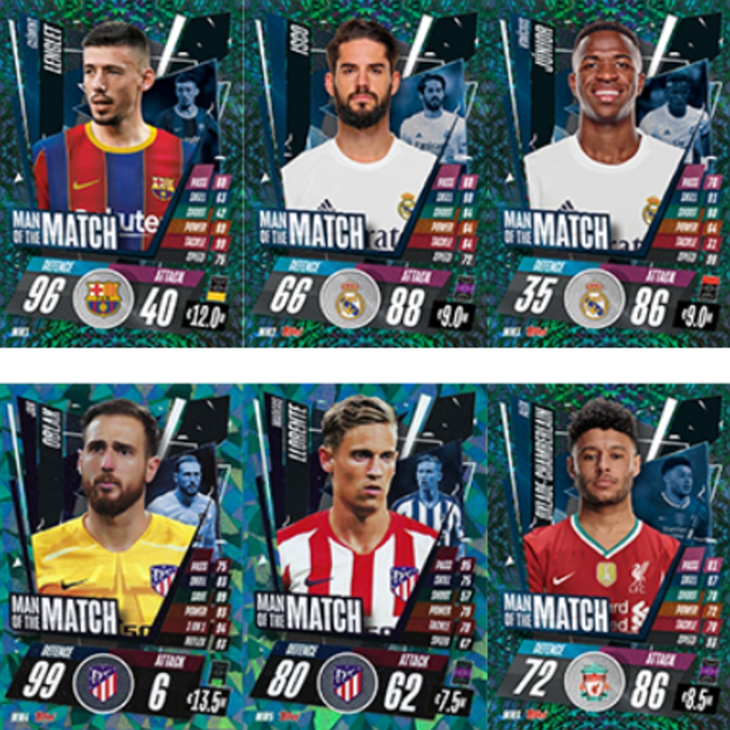 ALL MAN OF THE MATCHES CARDS
