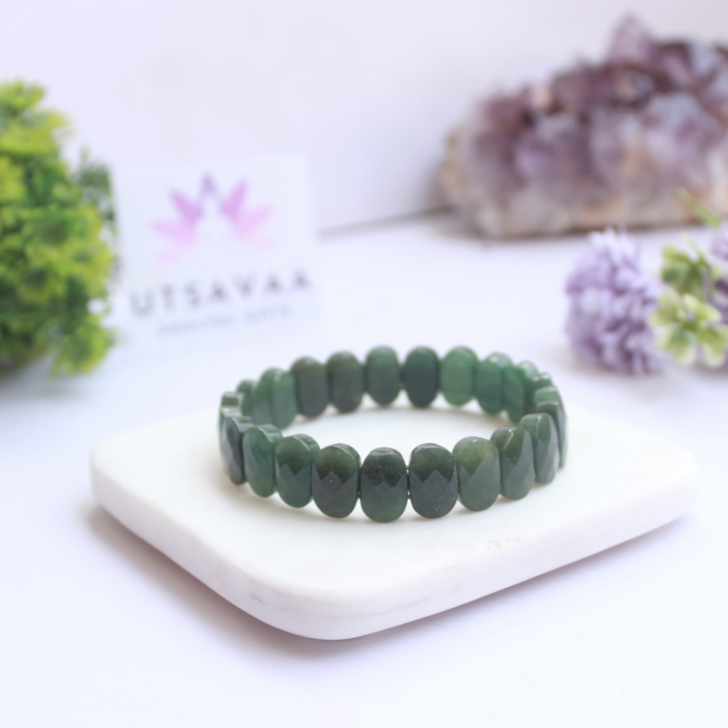 Green Aventurine Bracelet - Utsavaa