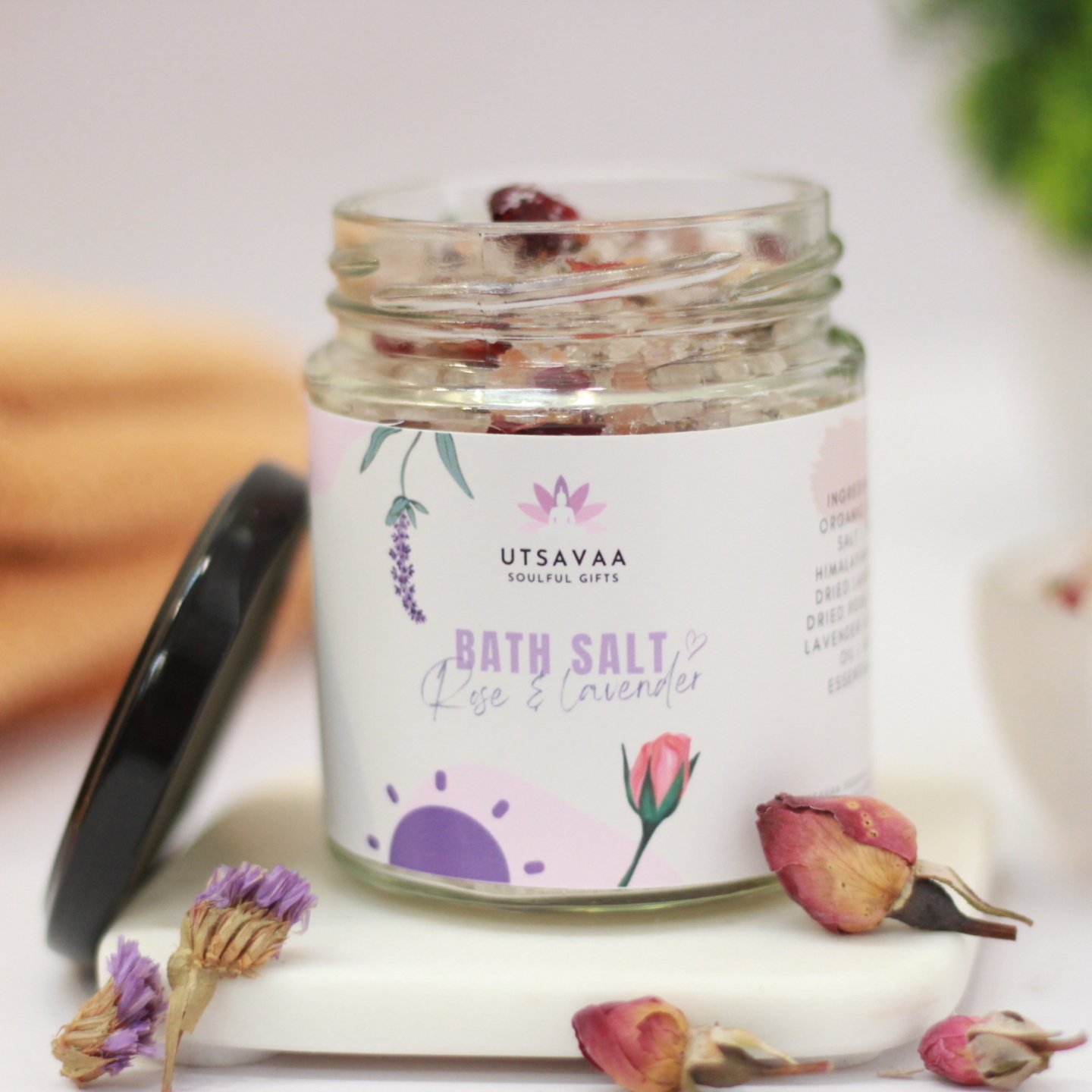 Bath Salt Rose Lavender