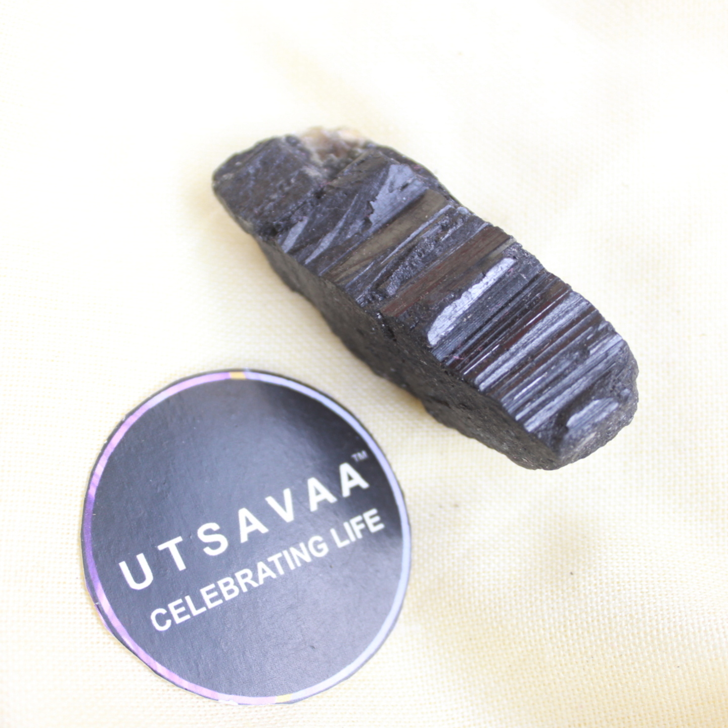 For PROTECTION - Black Tourmaline Raw Crystal 40g