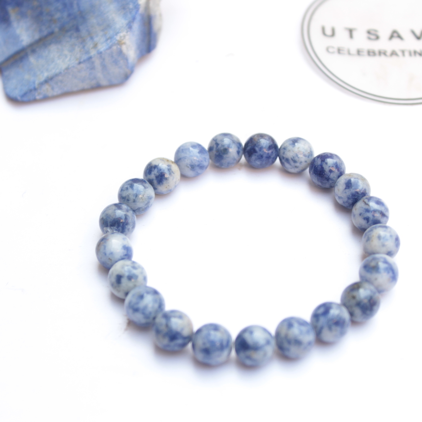 For Peace and Stress relief - Sodalite Bracelet UTSAVAA