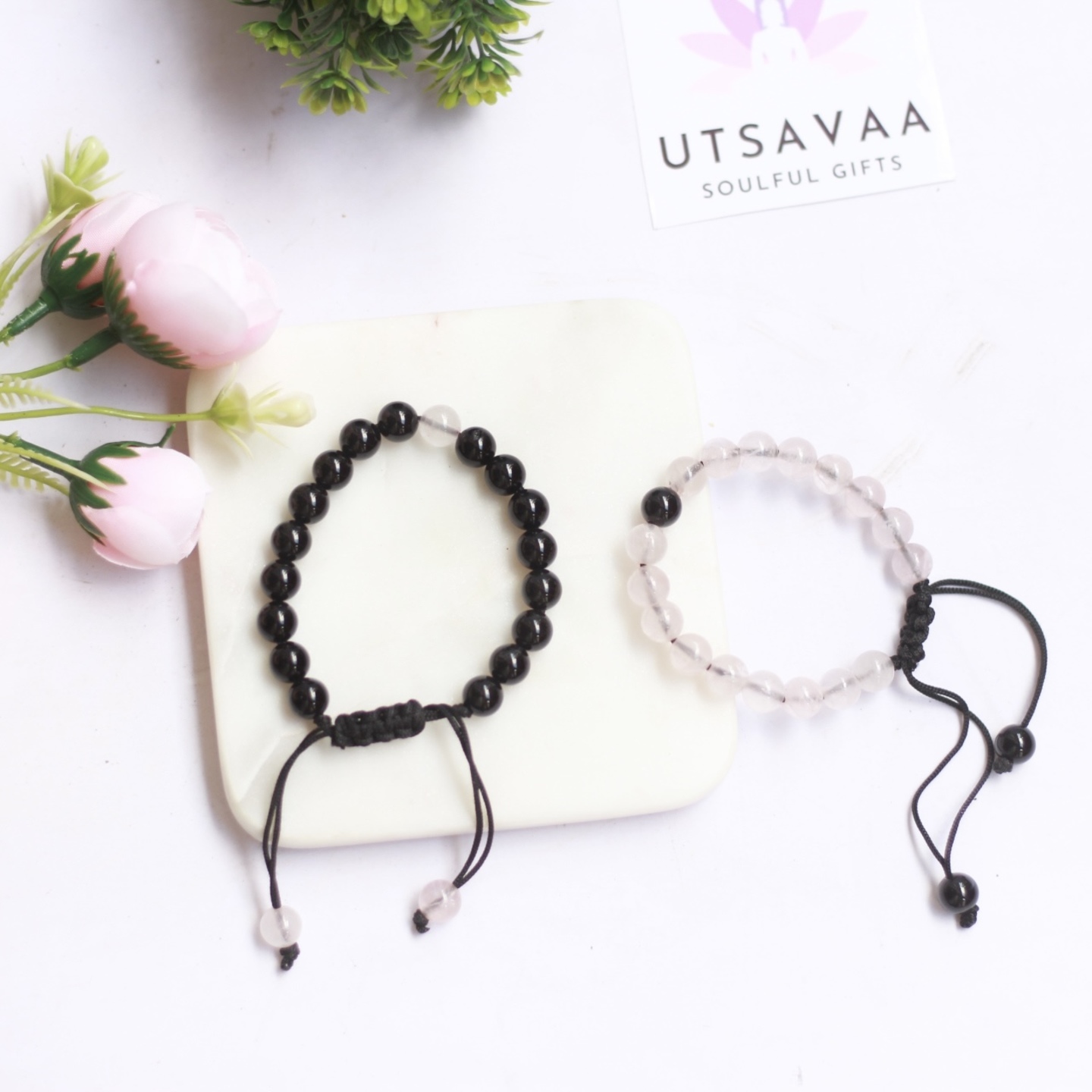 Love and Protection Couple Bracelet - Utsavaa