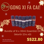 Exclusive Deal Bundle of 8 x 30ml Essential Oil water based