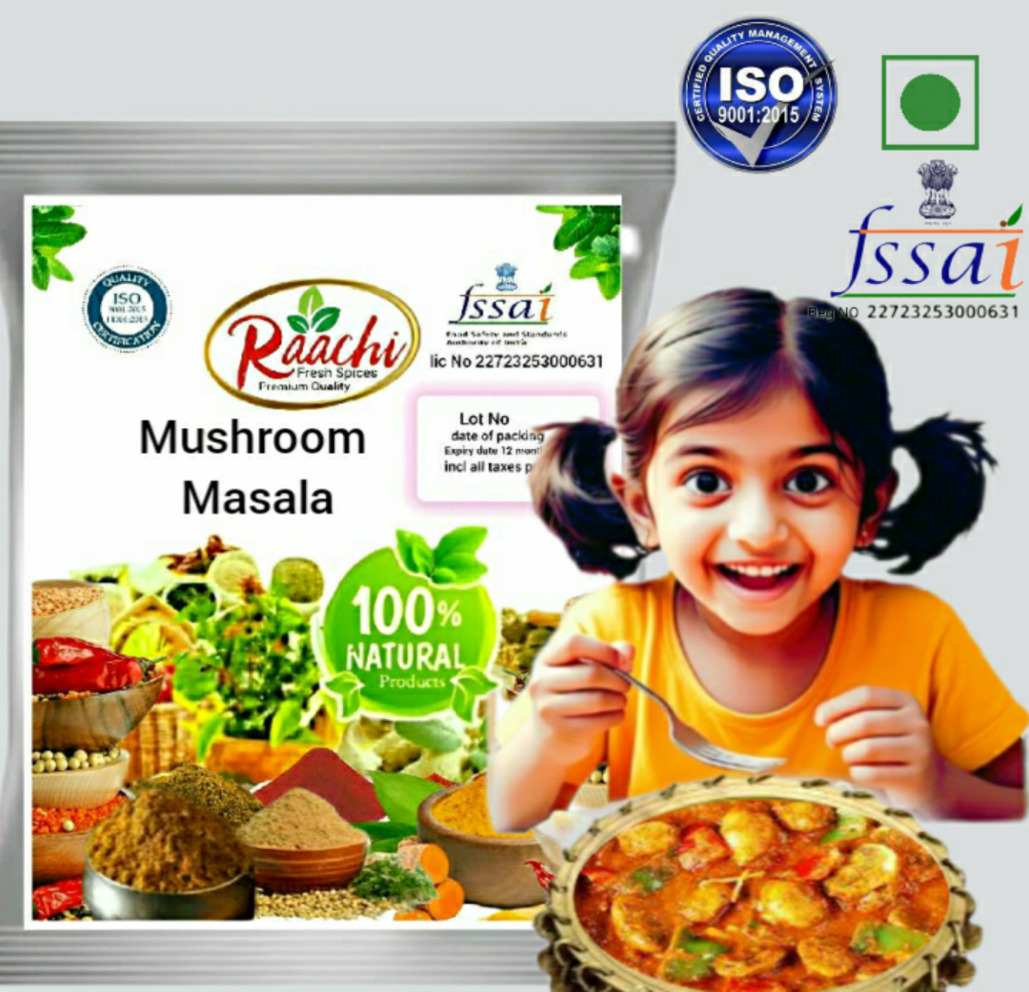 RAACHI MASHROOM MASALA
100gm