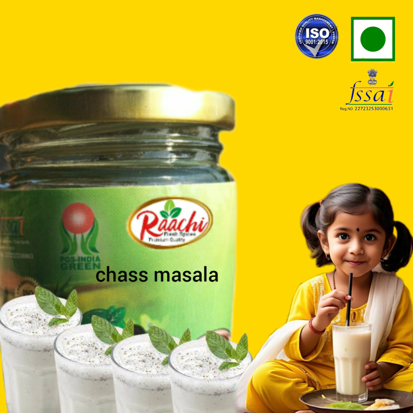 Chaas masala 100gm jar pack 