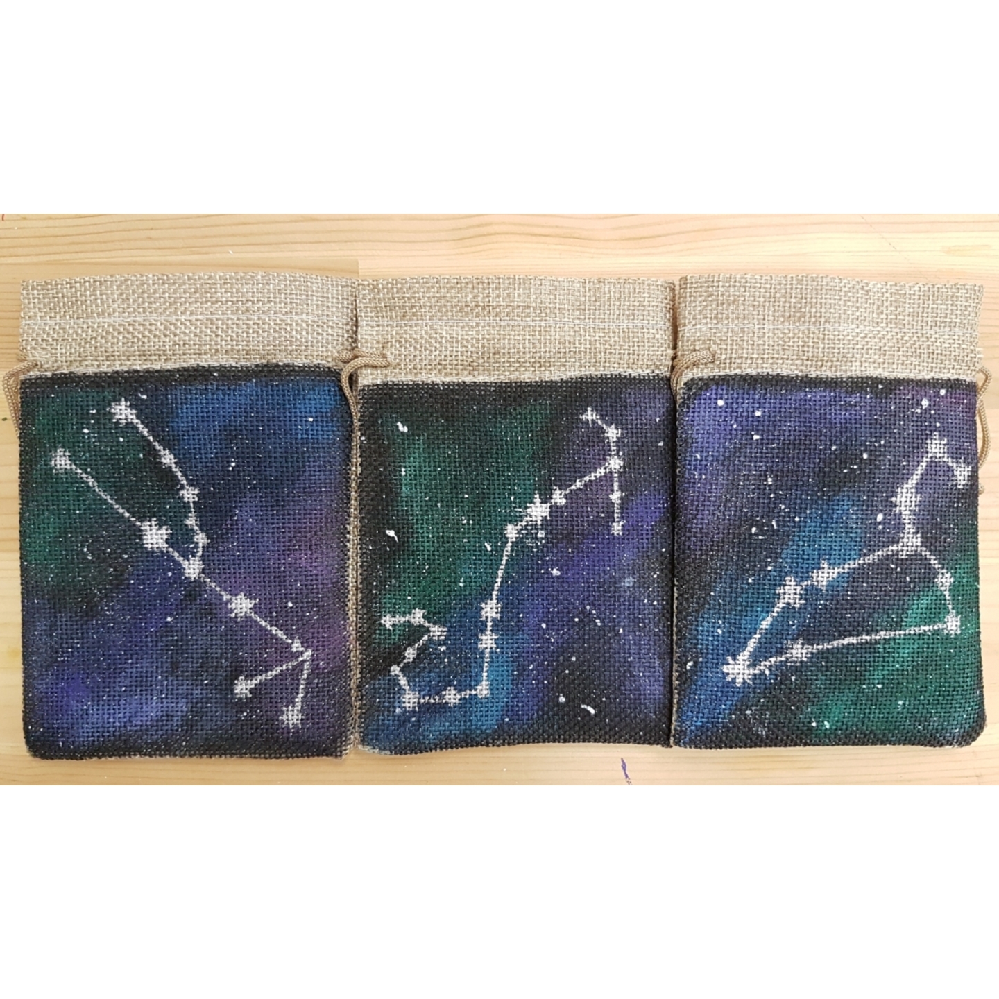 Galaxy horoscope pouch
