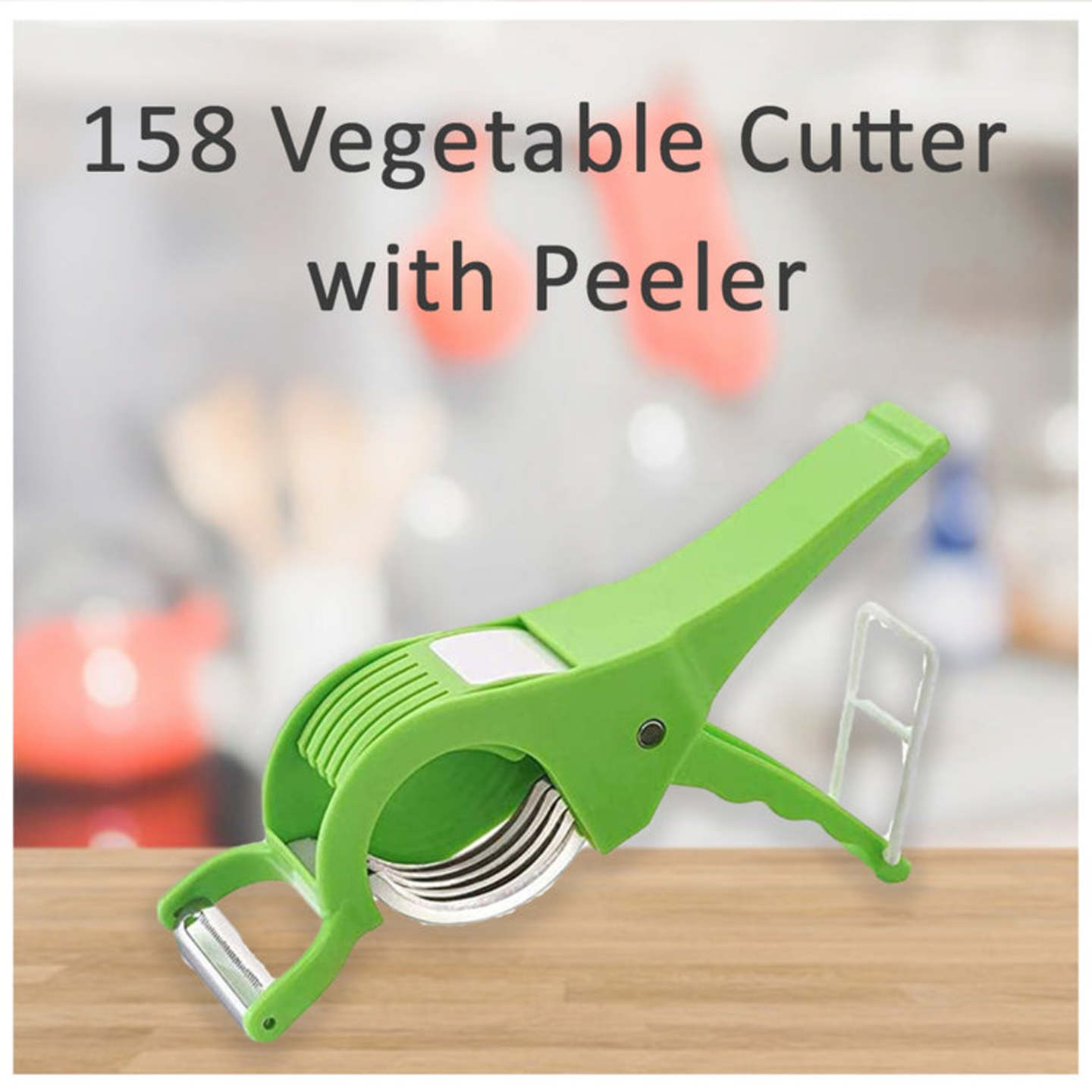 0158 VEGETABLE CUTTER WITH PEELER