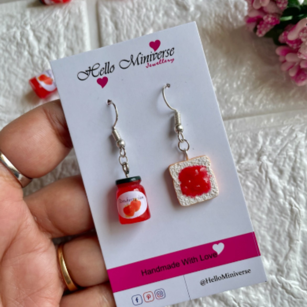 Miniature Bread Jam Earrings