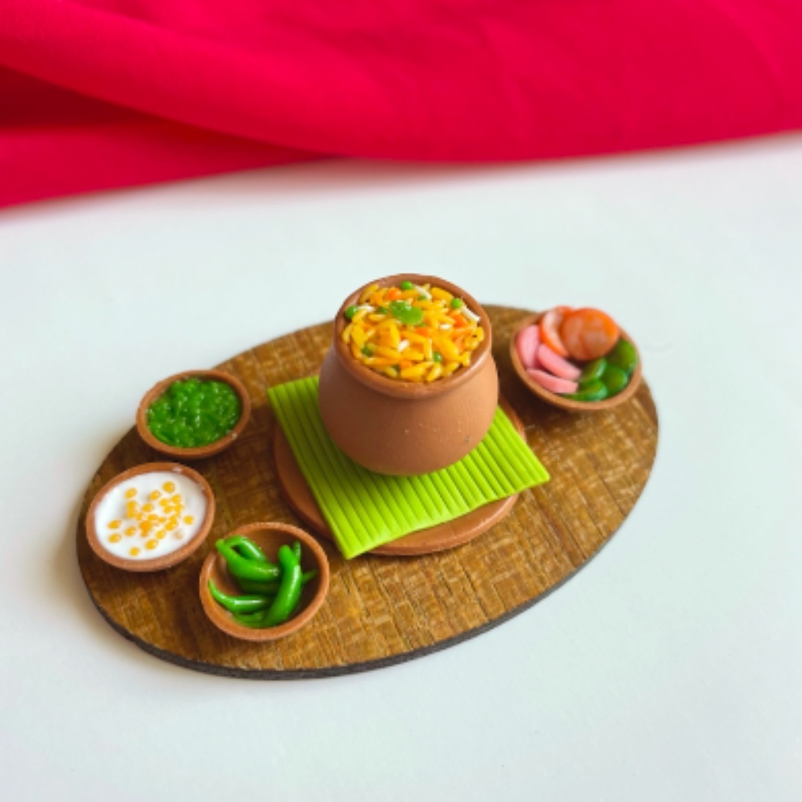 Miniature Biryani Fridge Magnet