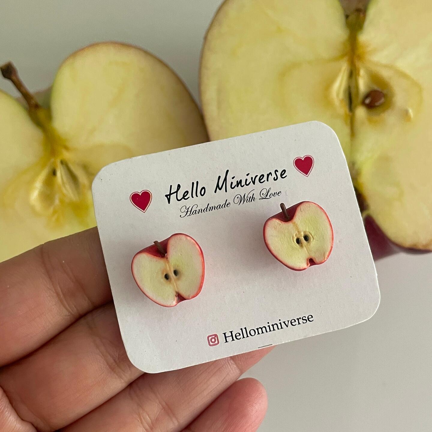 Miniature Apple Fruit Studs 