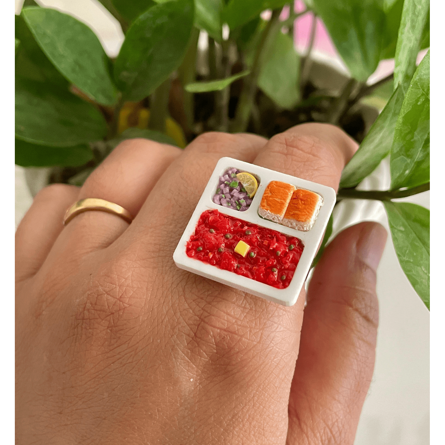 Miniature Pav Bhaji Ring