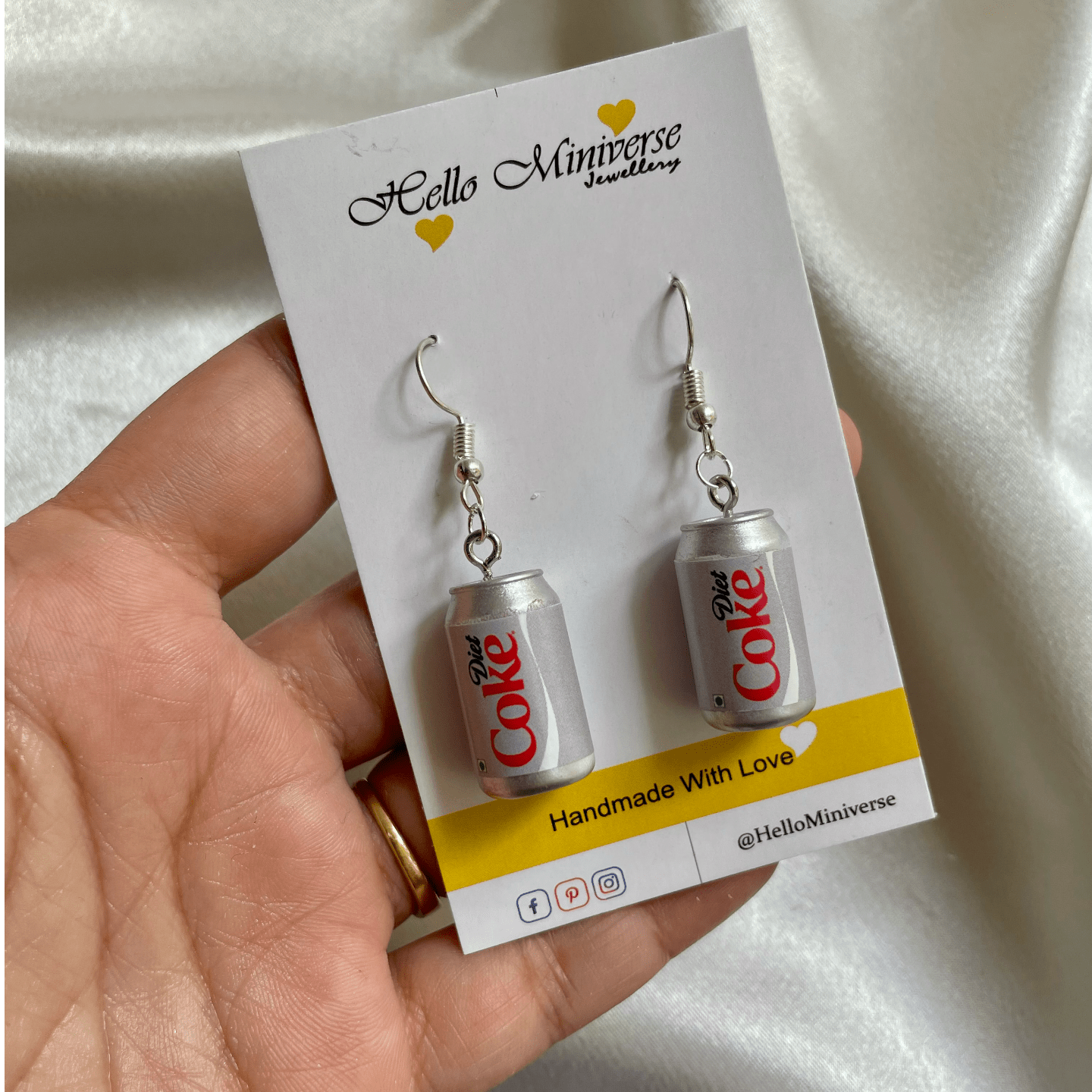 Miniature Coke Can Earrings