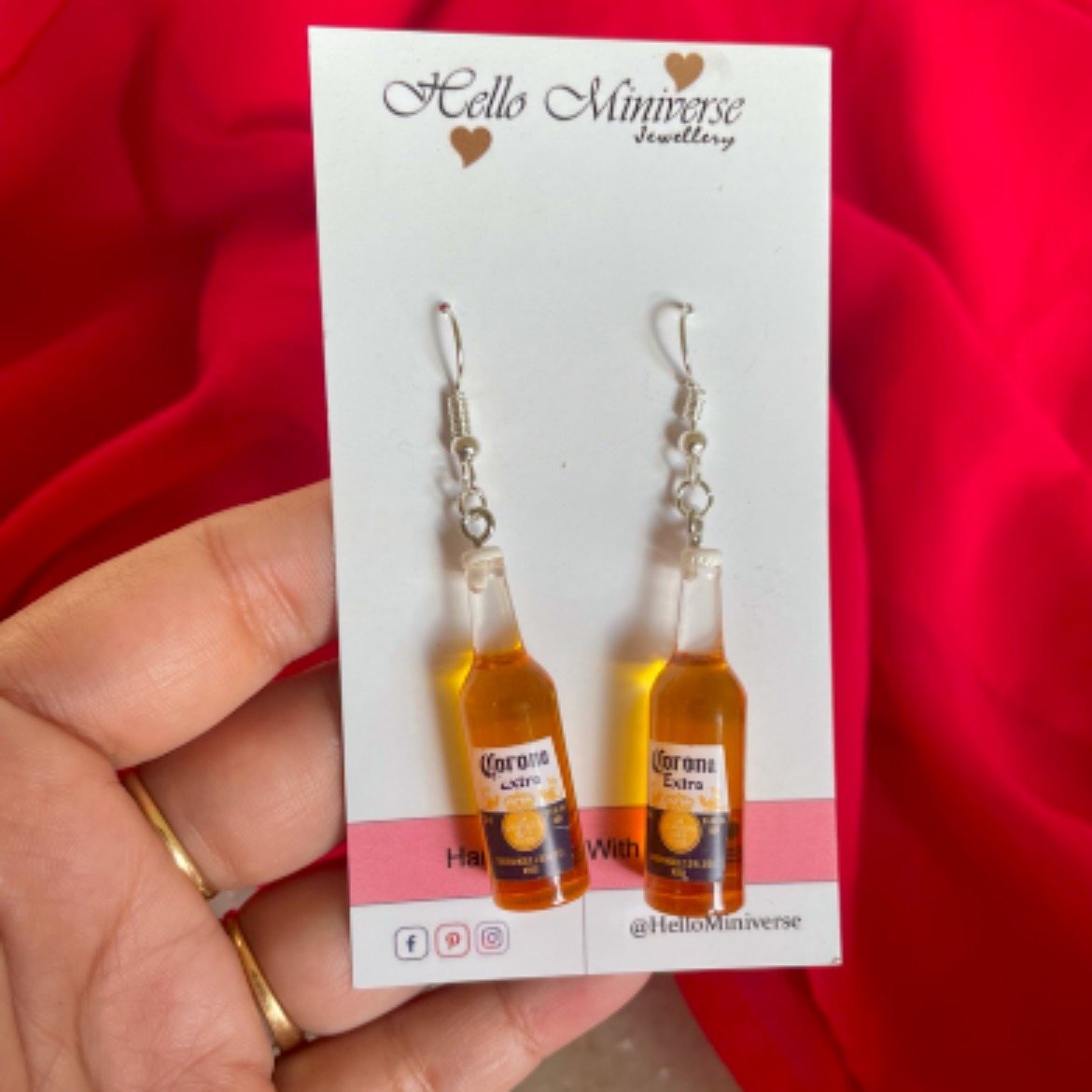 Miniature Beer Earrings