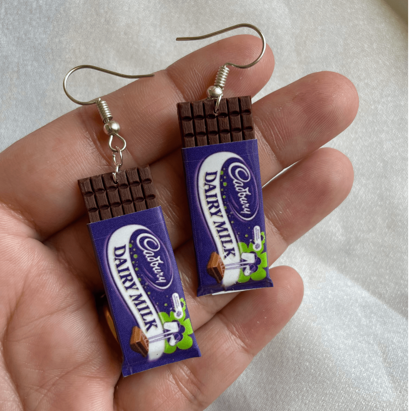 Miniature Dairy Milk Chocolate Earrings