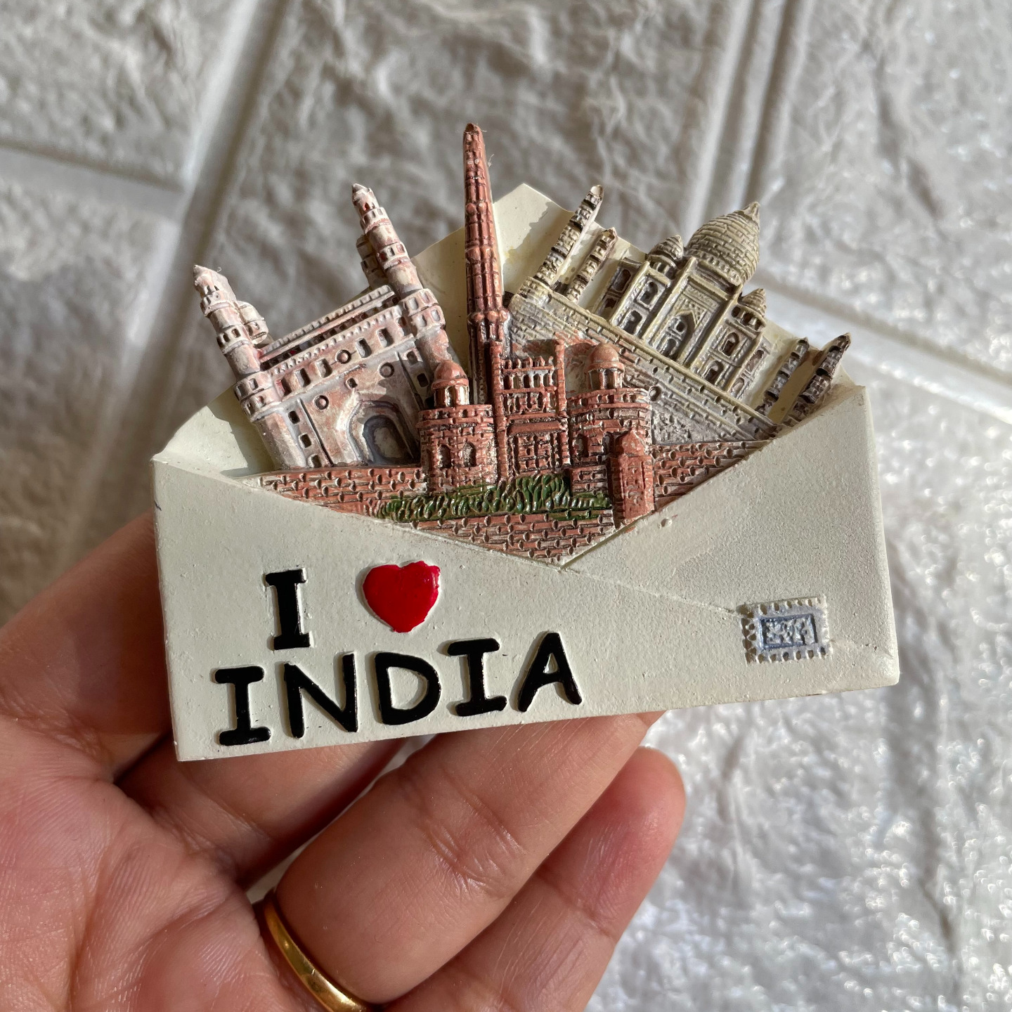 Envelop India Monuments Fridge Magnet