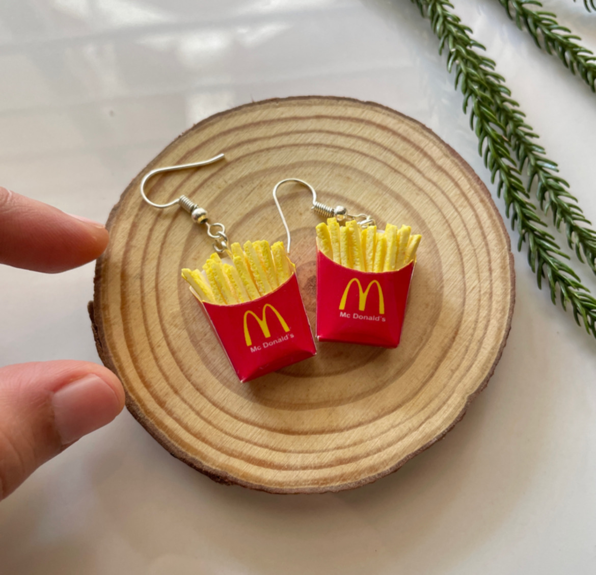 Miniature French Fries Earrings