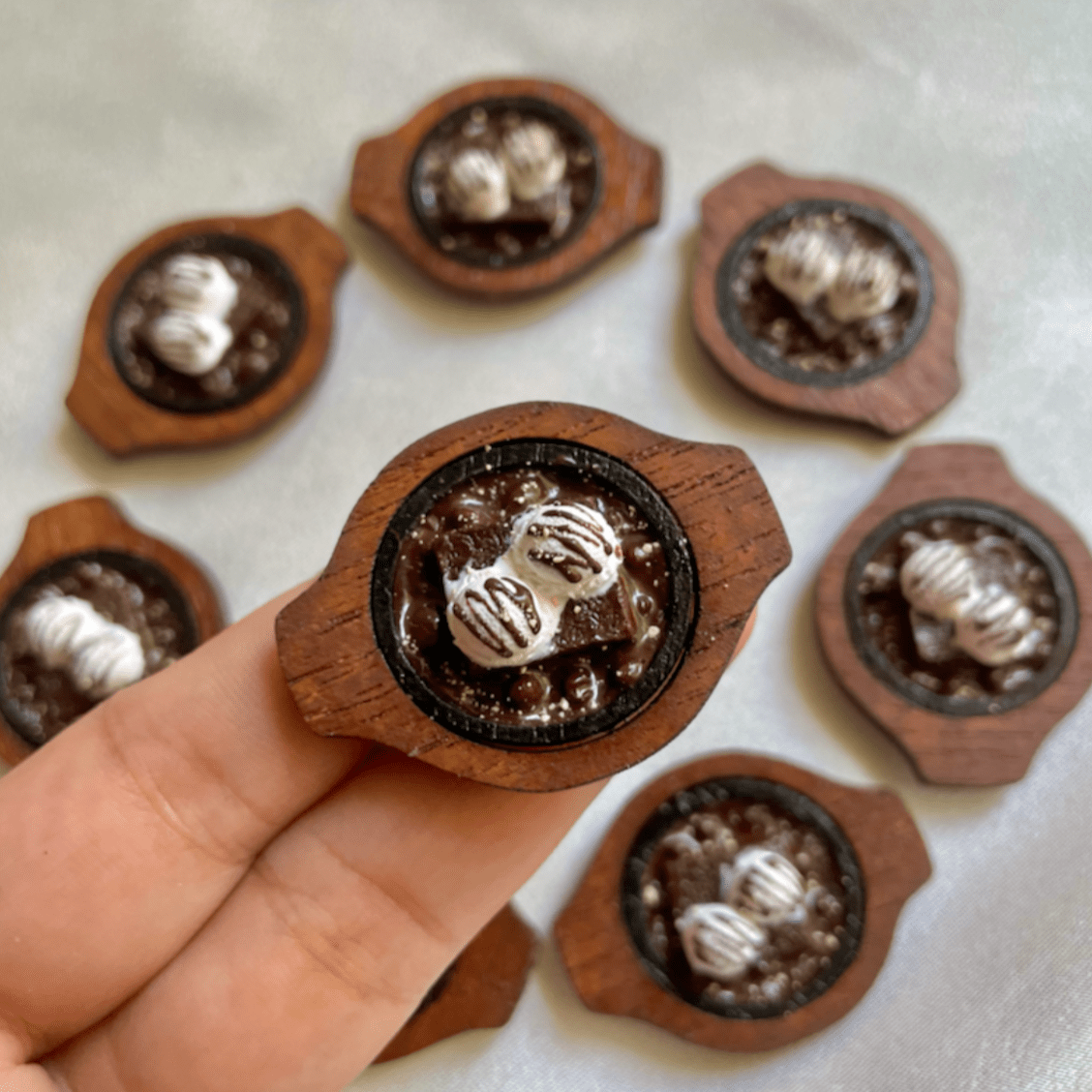 Miniature Brownie Fridge Magnet