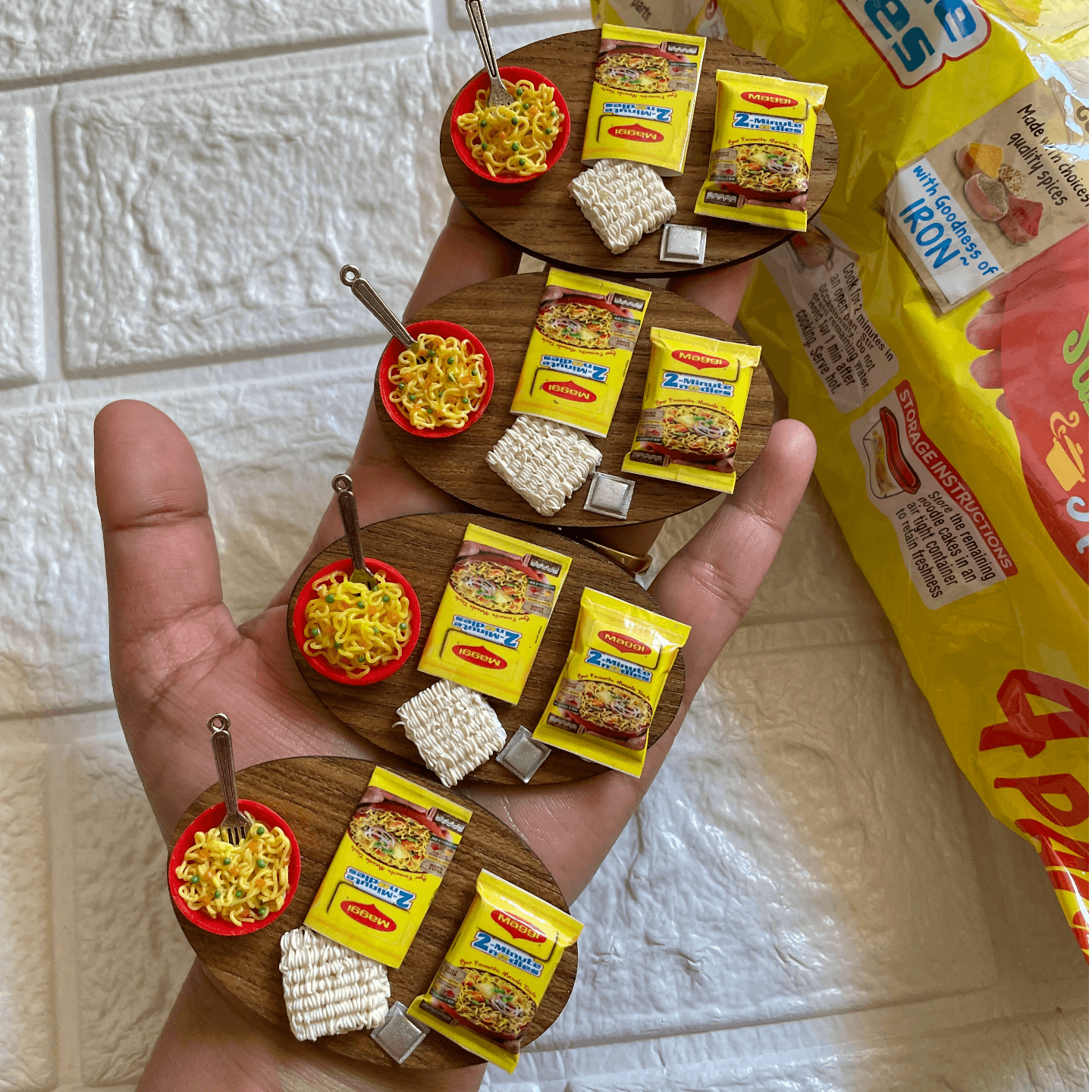 Miniature Maggi Fridge Magnet