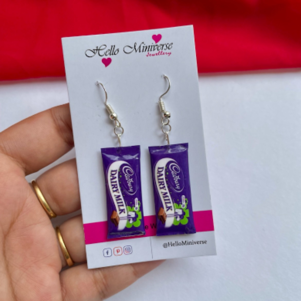 Dairymilk Earrings
