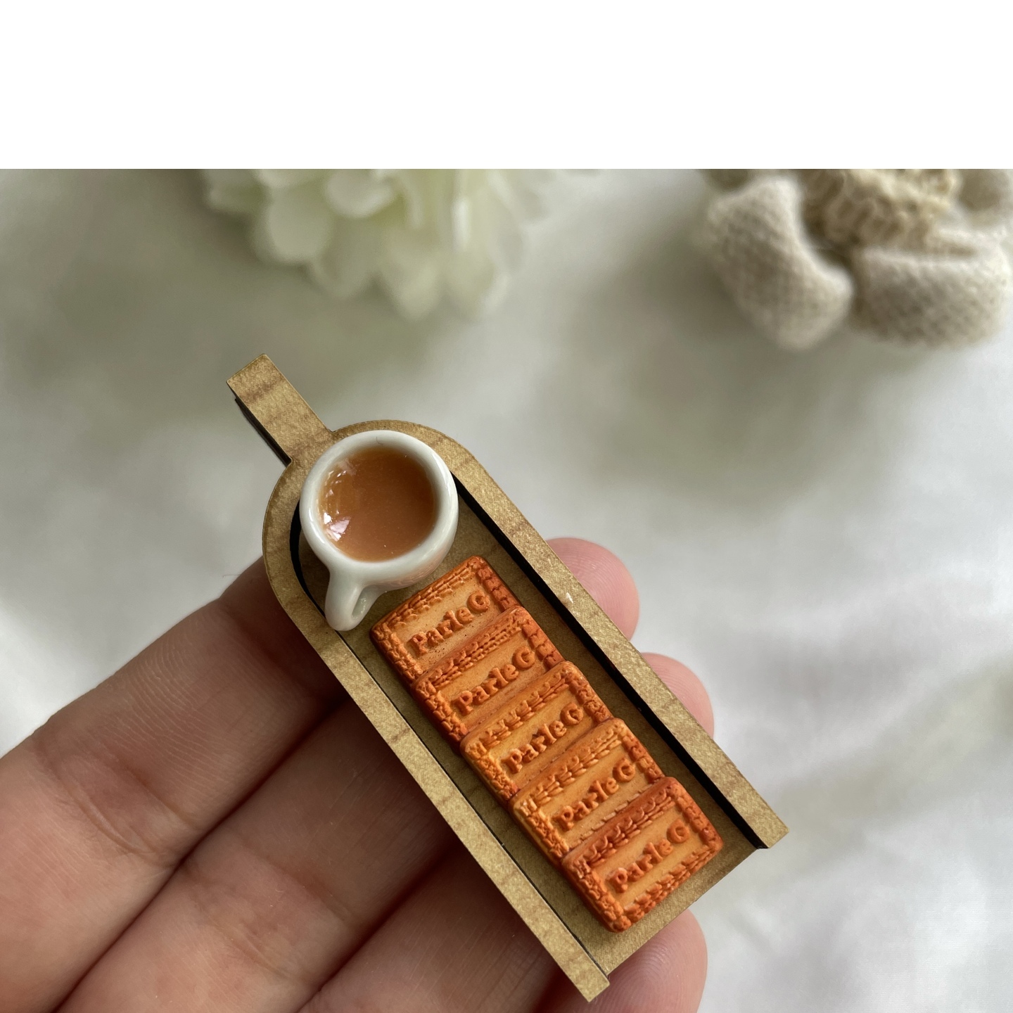 Miniature Chai Parle-G Breakfast Magnet