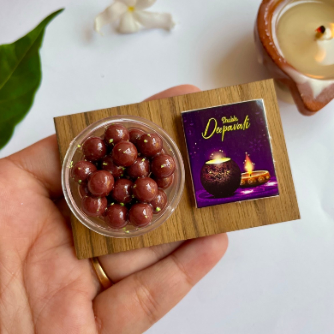 Miniature Gulabjamun Fridge Magnet
