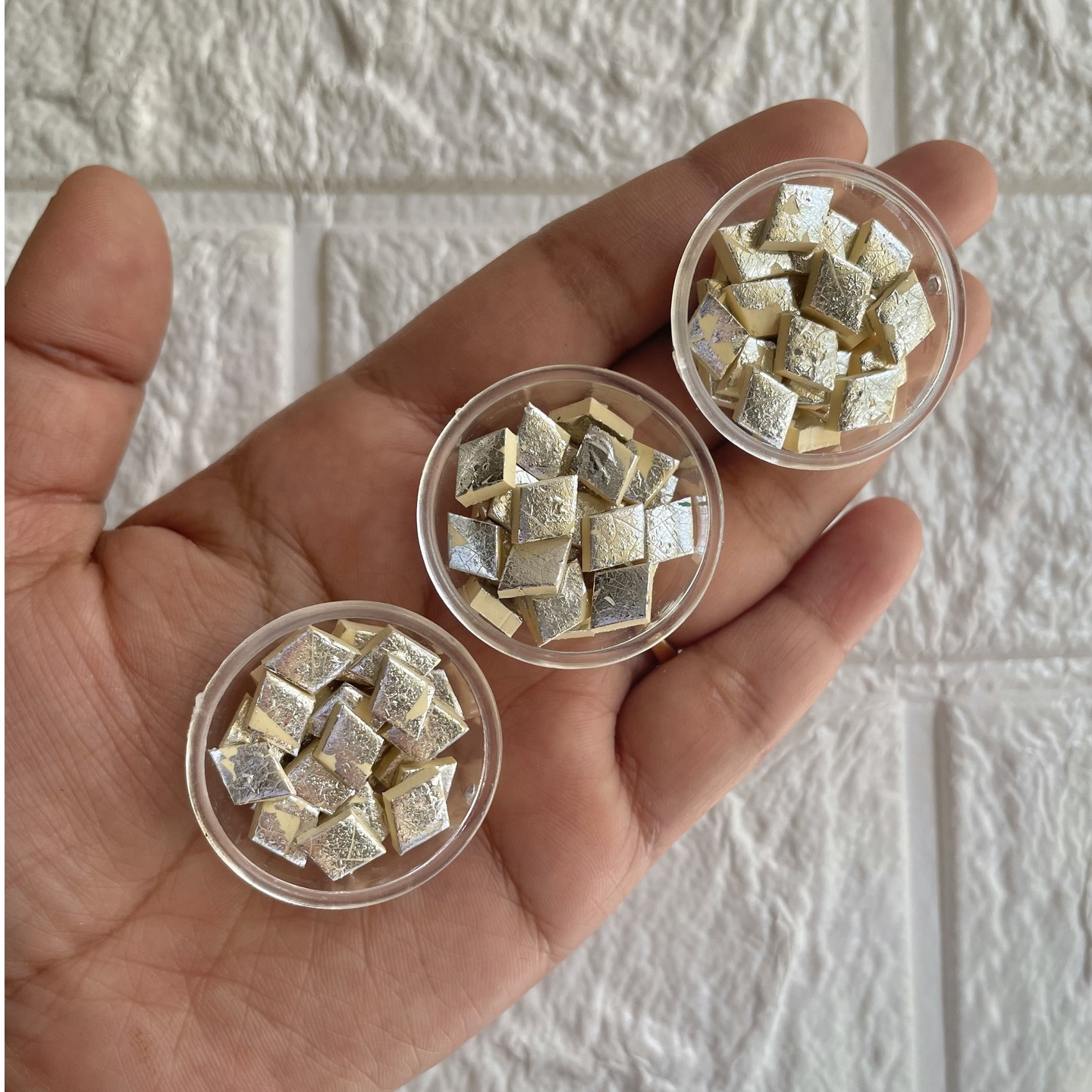 Miniature Kaju katli Fridge Magnet