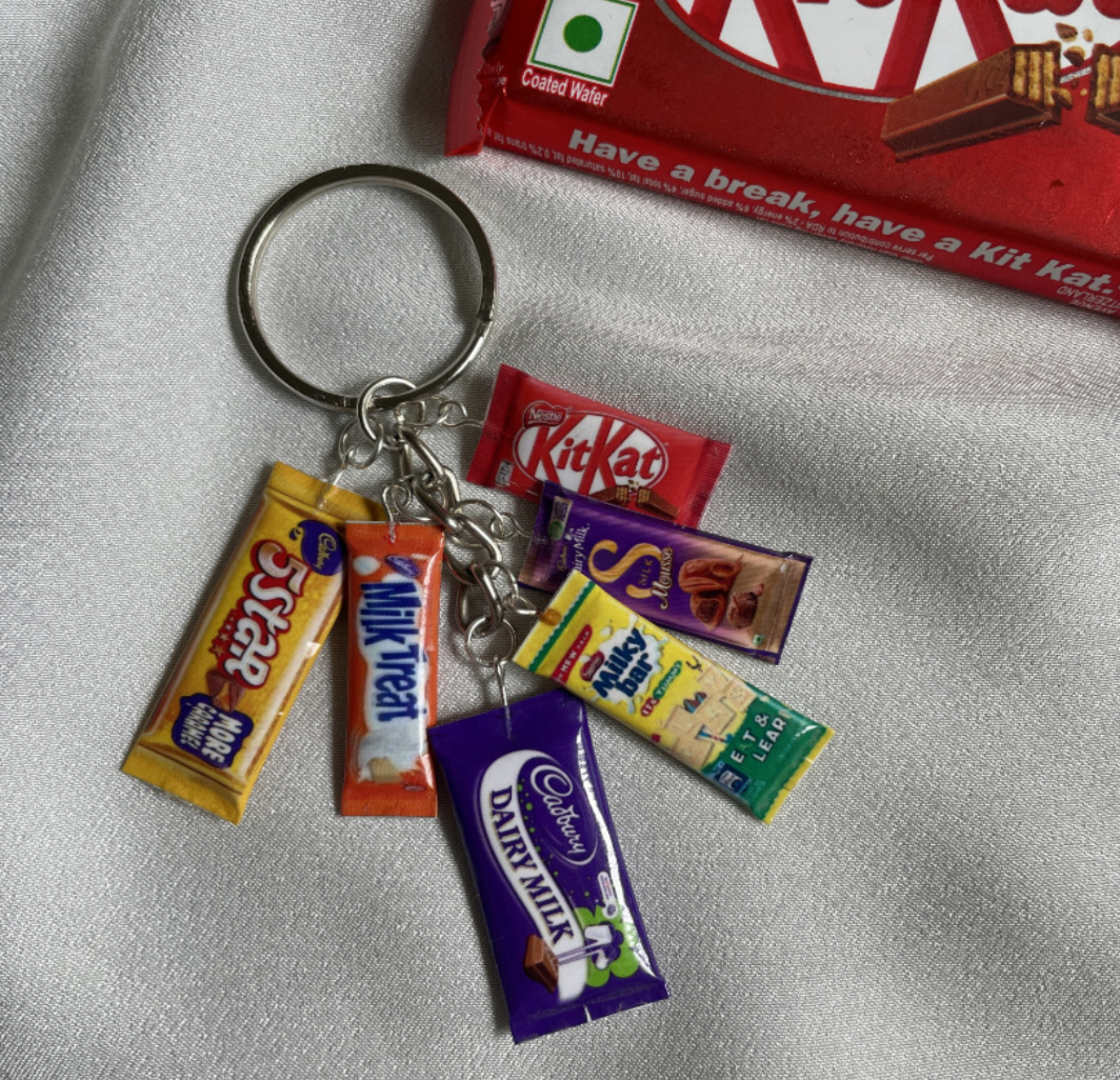 Miniature Chocolates Keychain