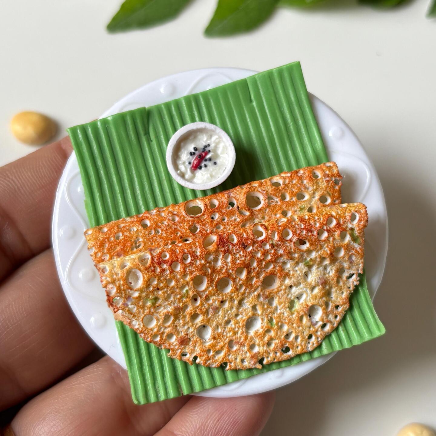 Miniature Rava Dosa Magnet 