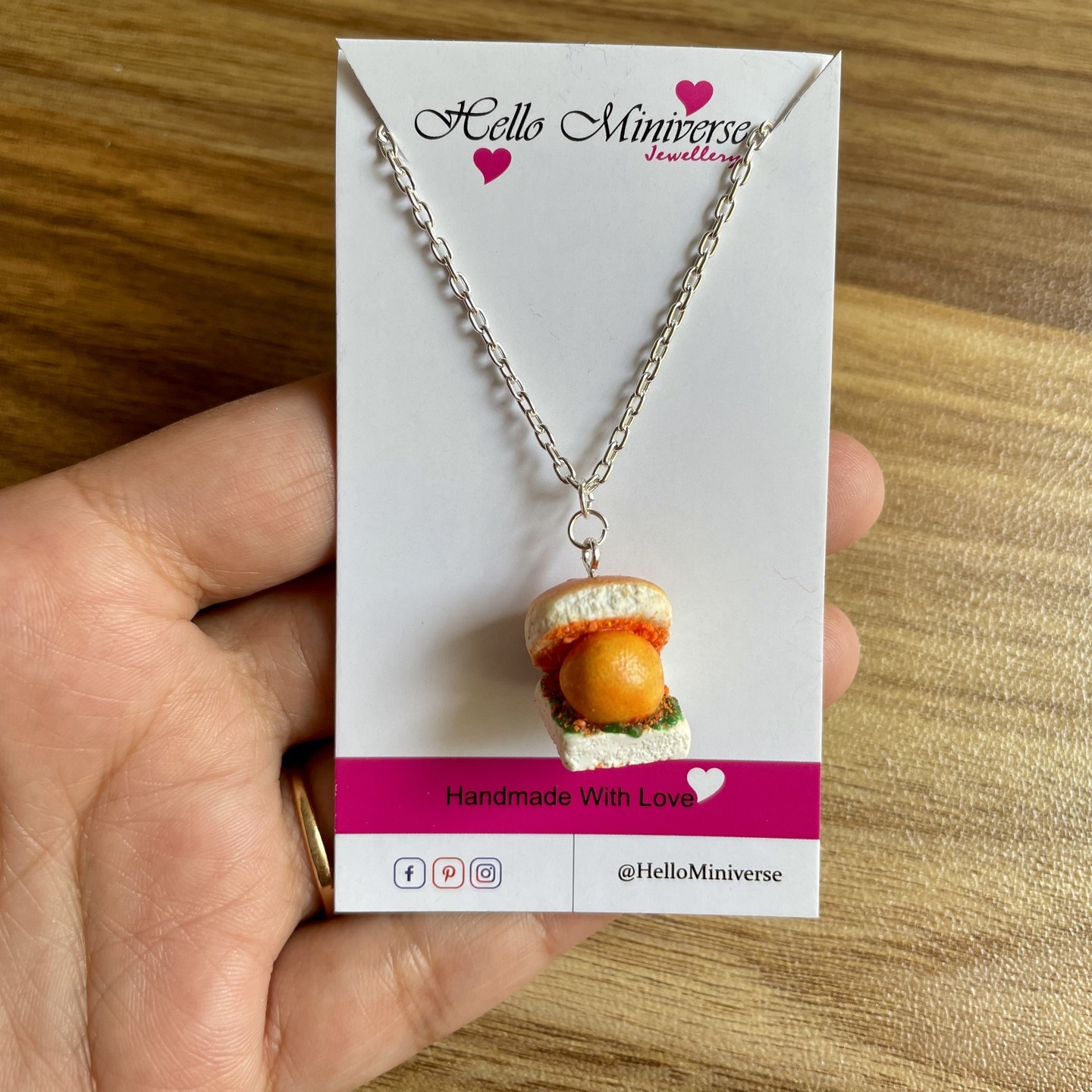 Vada Pav Necklace