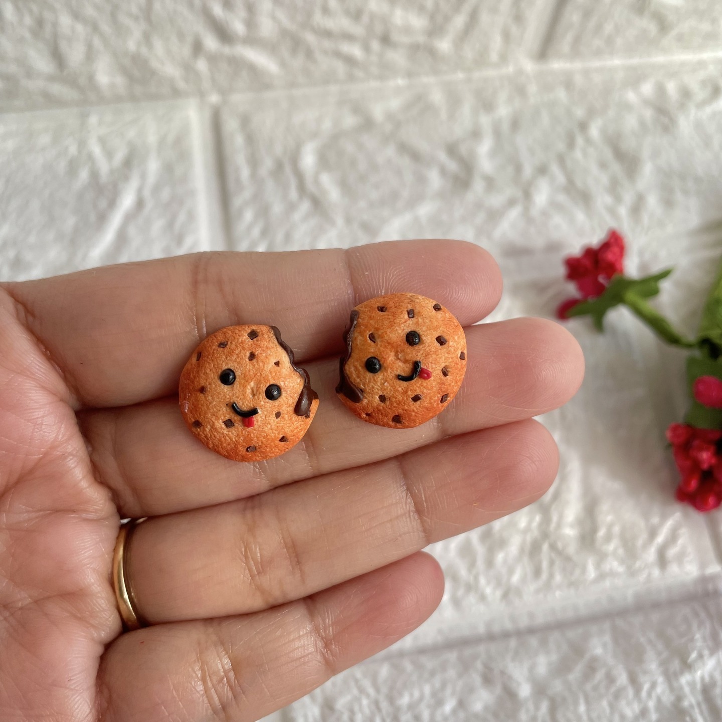 Miniature Chocolate Cookies Studs