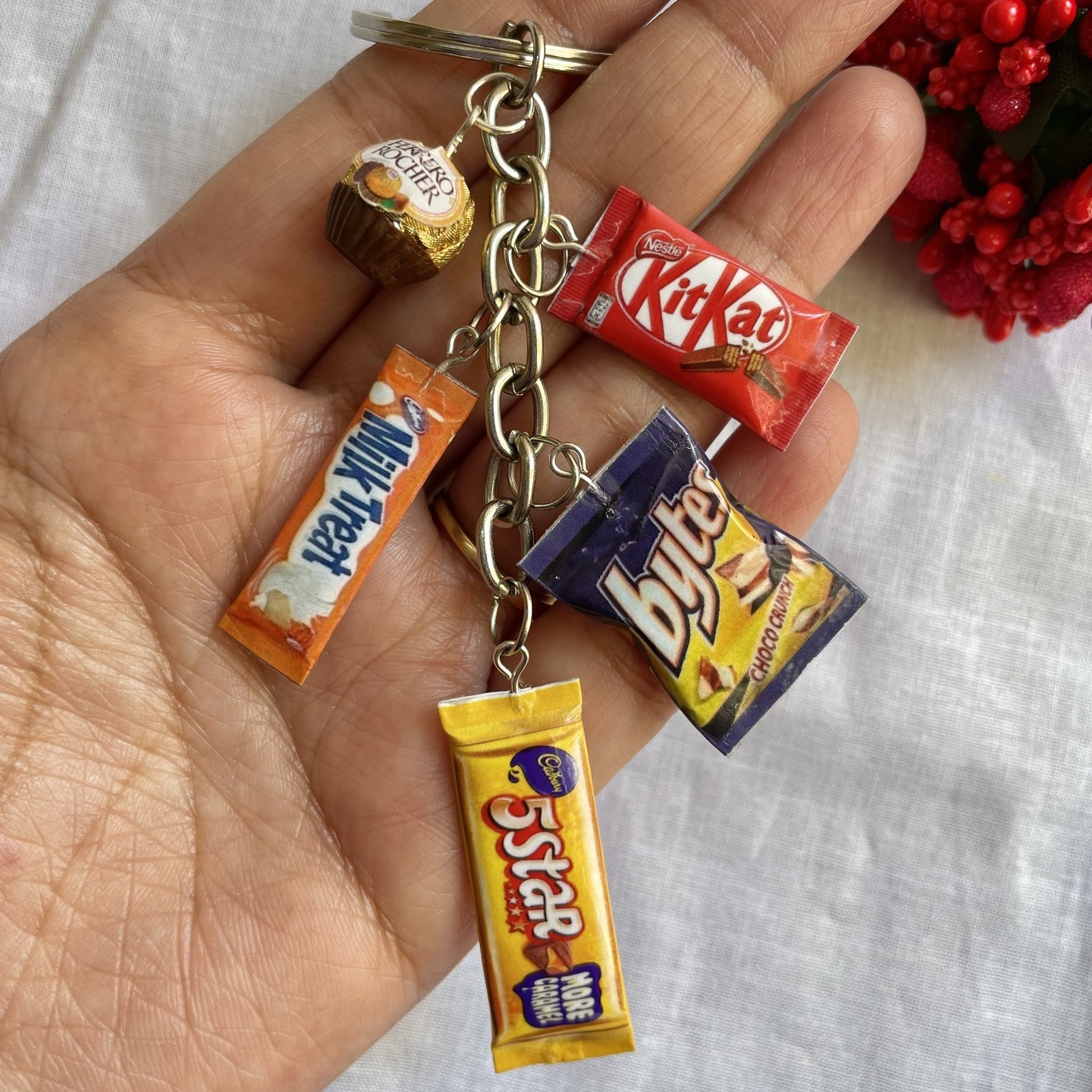 Miniature Chocolates Keychain