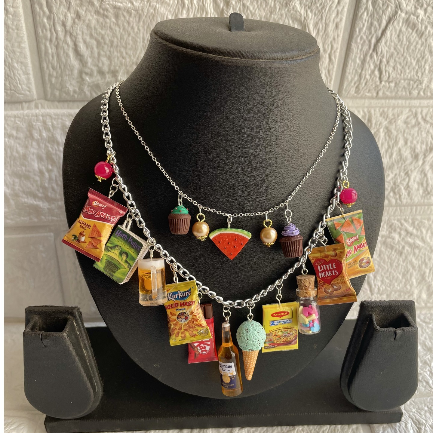 Miniature Snacks Combo Necklace