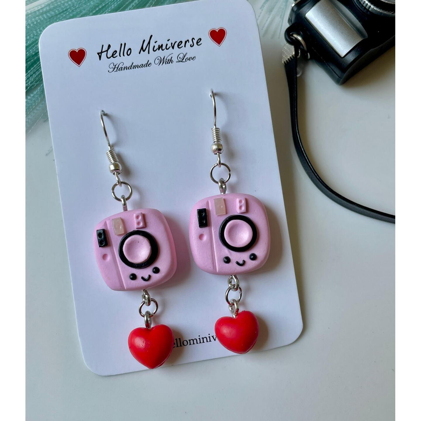 Miniature Polaroid Camera Pink