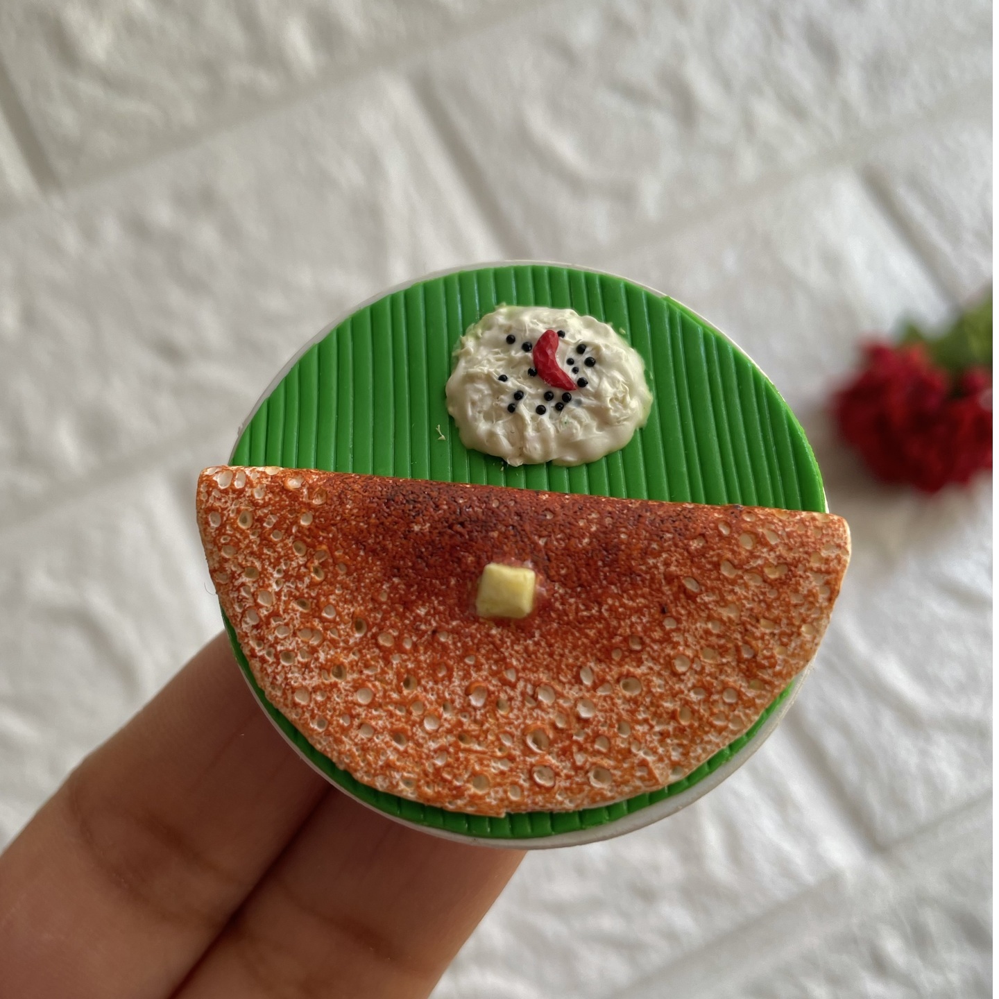 Miniature Benne Dosa Fridge Magnet