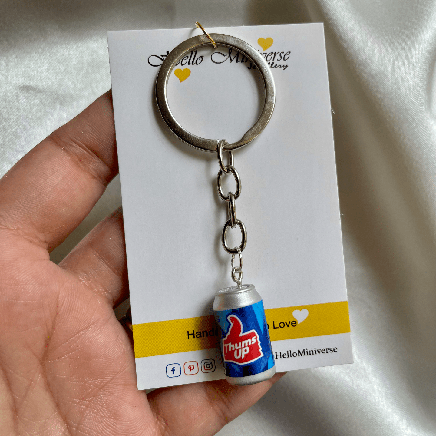 Mniature Thums Up Keychain
