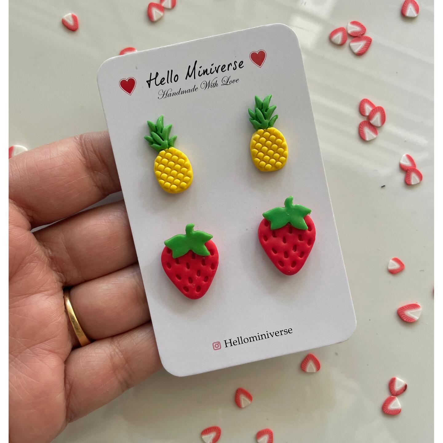 Miniature Fruits Earrings