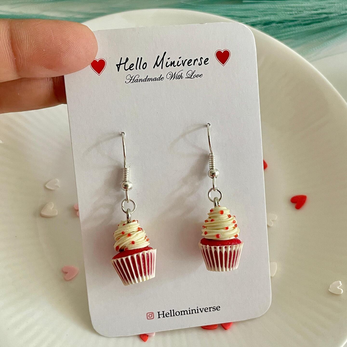 Miniature Cupcake Earrings