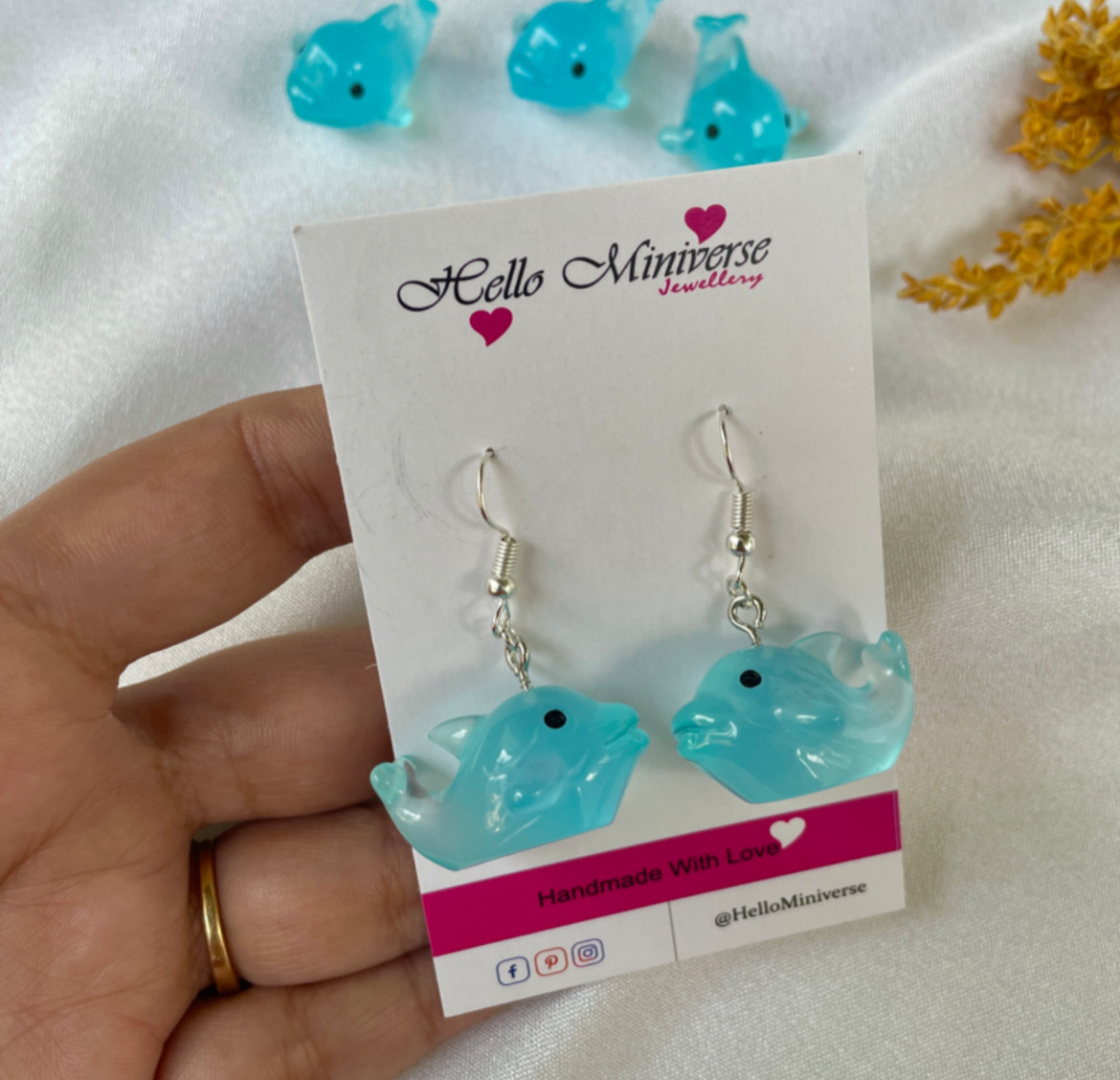 Mini Dolphin Earrings