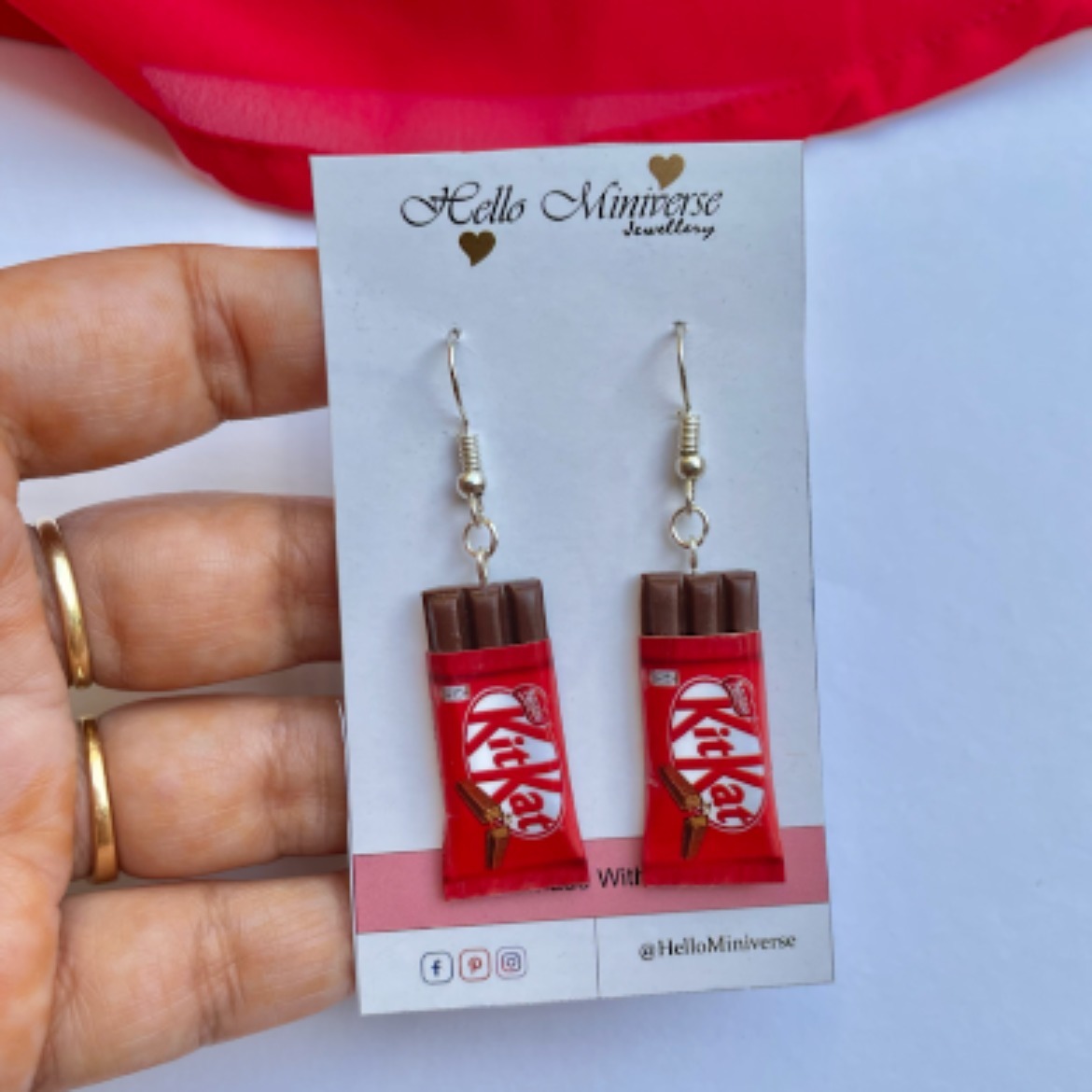 Miniature Kitkat Earrings