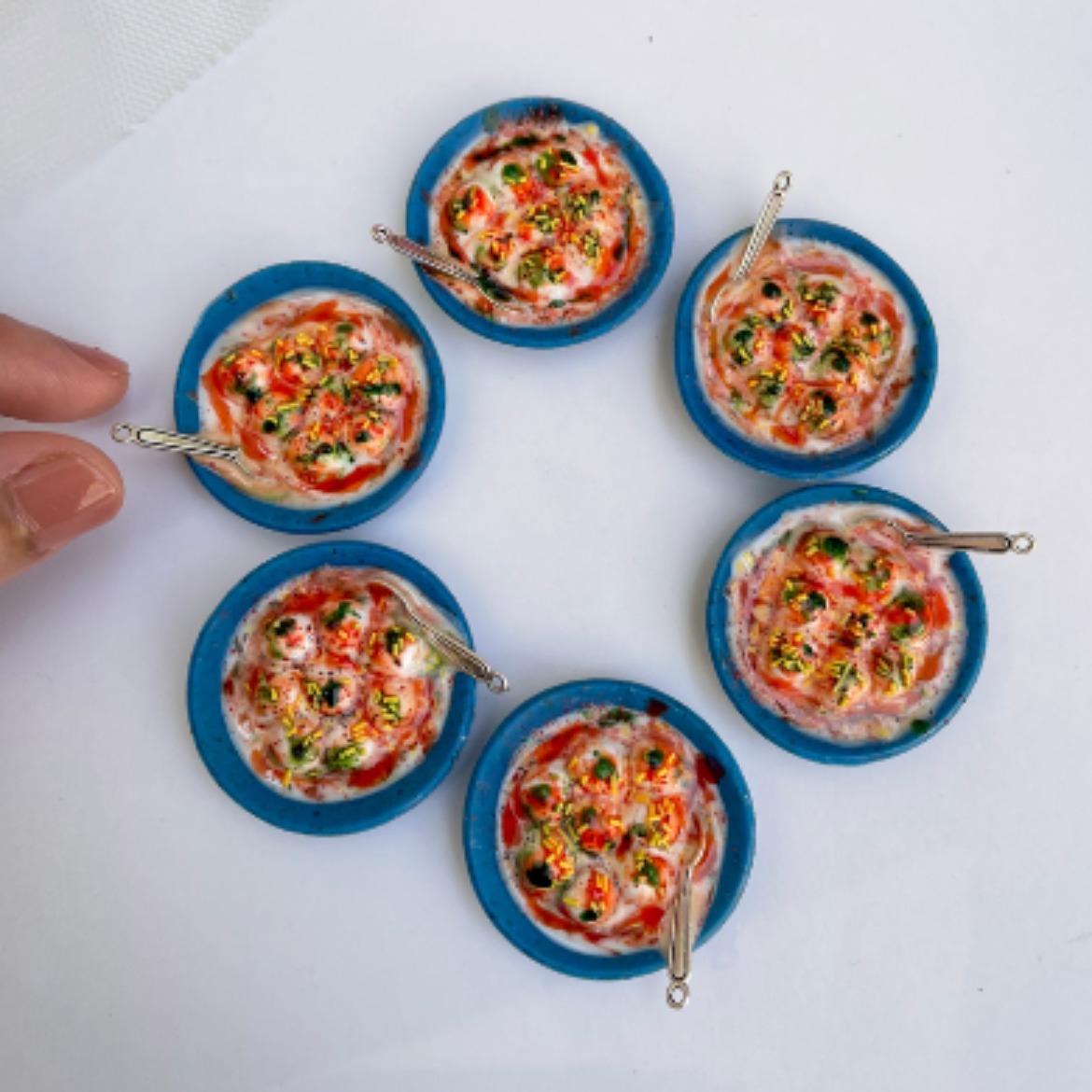 Miniature Dahi Vada Fridge Magnet