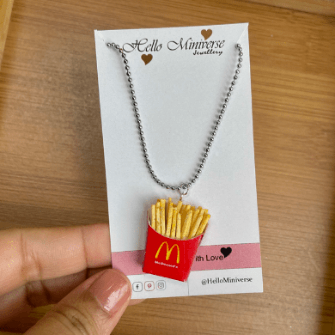 Fries Necklace