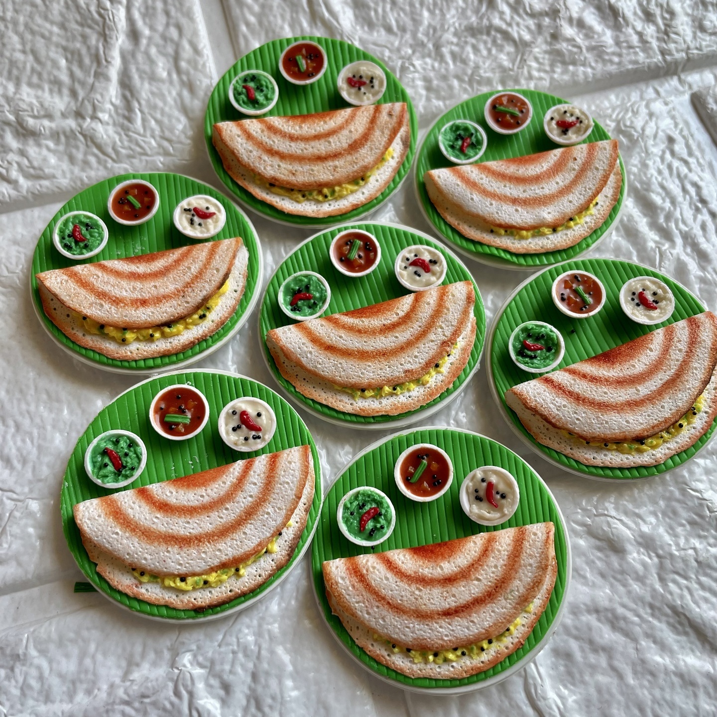 Miniature Masala Dosa Fridge Magnet