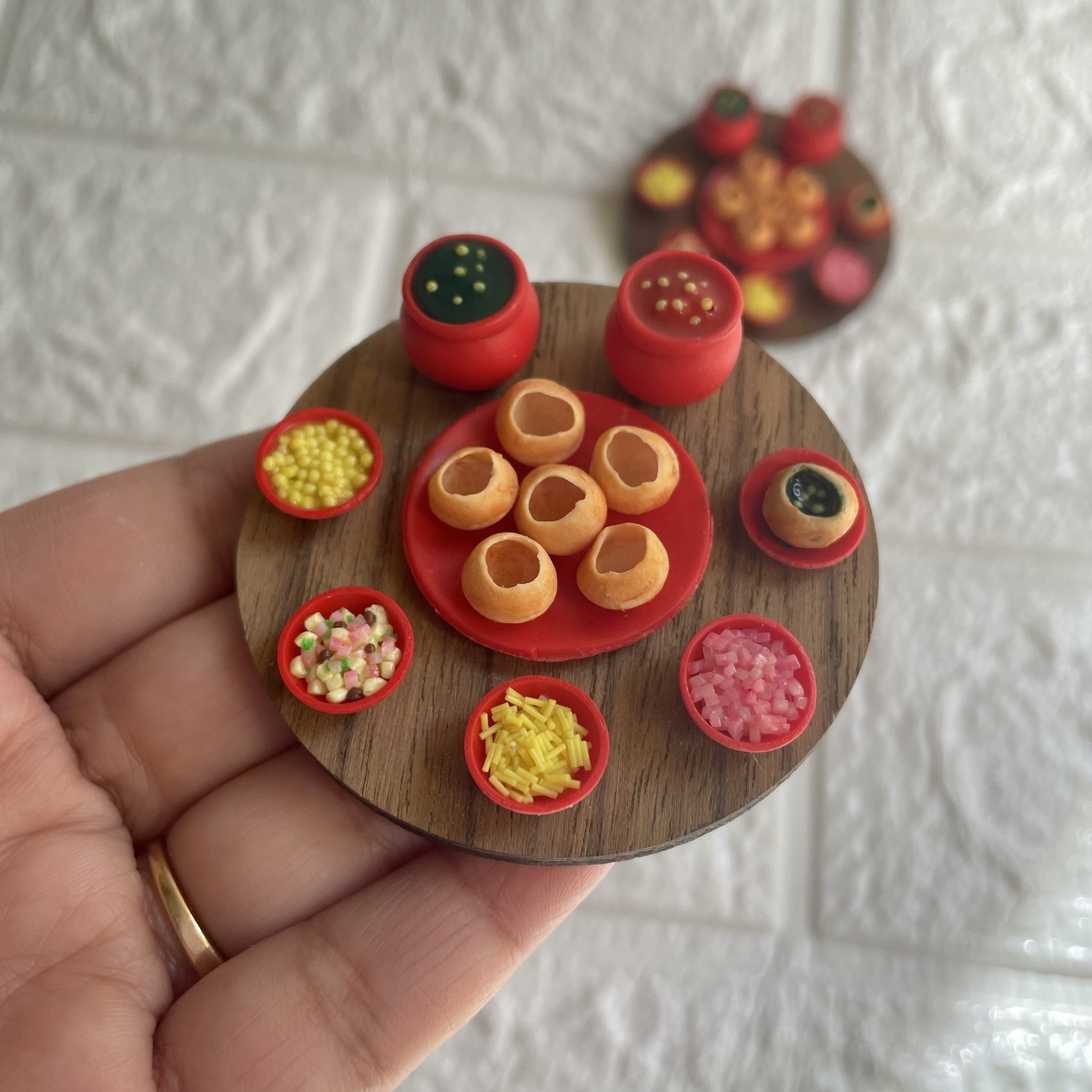 Miniature Paani Puri Fridge Magnet