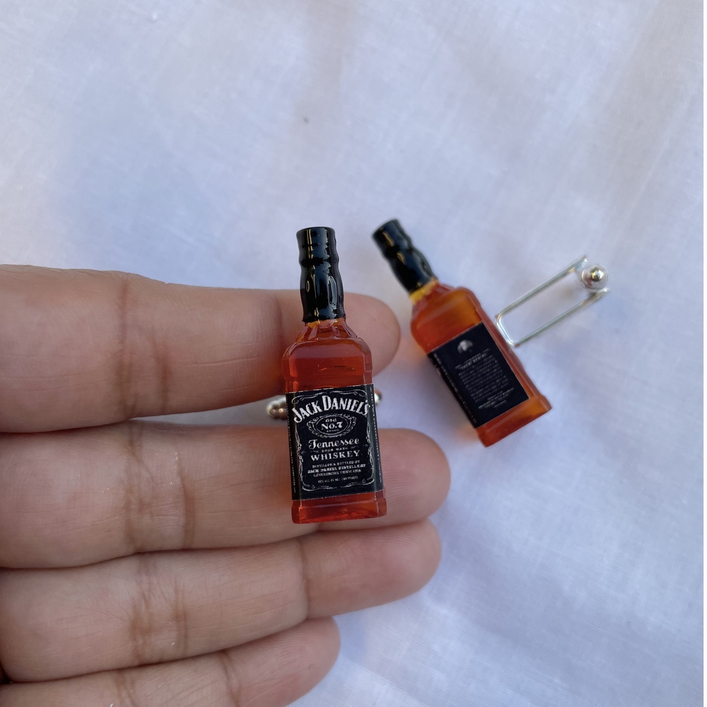 Miniature Jack Daniels Cufflinks